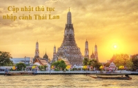 THỦ TỤC NHẬP CẢNH THÁI LAN