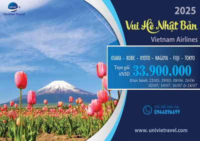 TOUR NHẬT BẢN MÙA HÈ - Vietnam Airlines