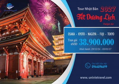 TOUR NHẬT BẢN TẾT DƯƠNG LỊCH 2027