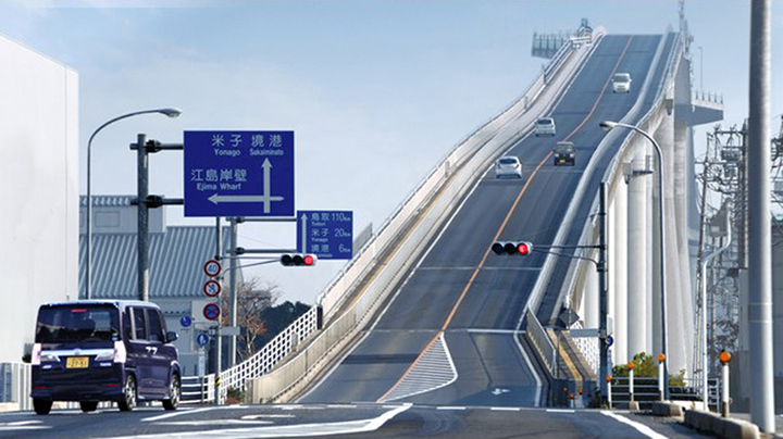 Cầu Eshima Oshahi ở Sakaiminato