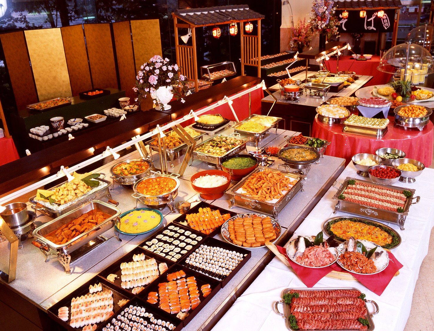 Buffet menu