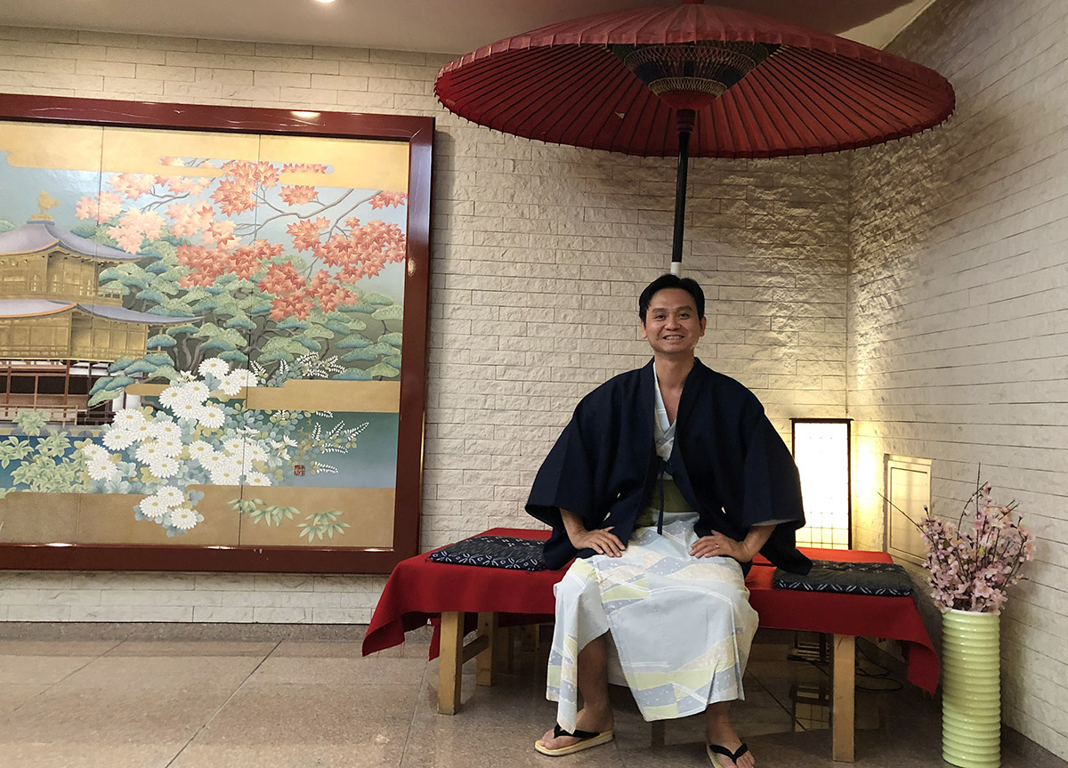 Góc chụp ảnh cùng Yukata