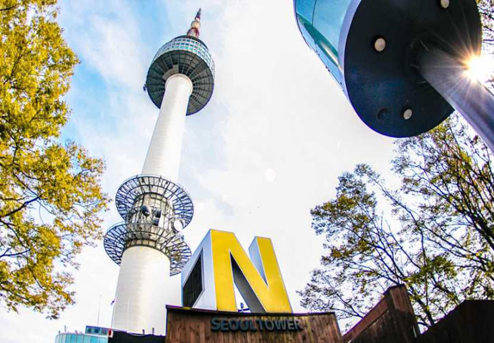 Tháp N Seoul - đồi Namsan