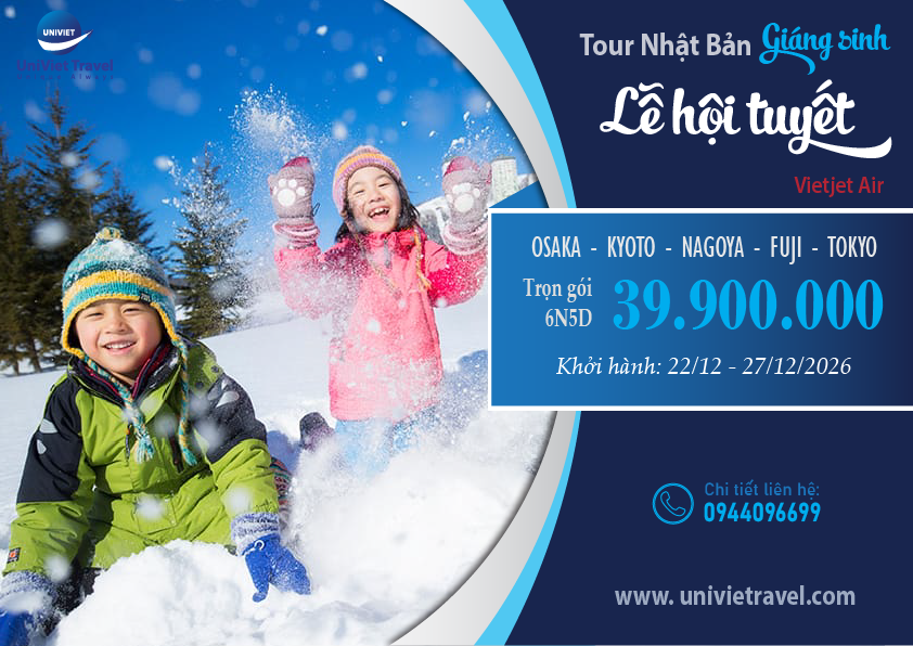 ĐÓN GIÁNG SINH TẠI NHẬT BẢN 2026
