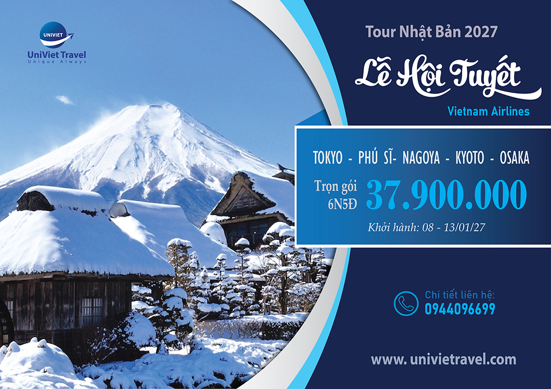 TOUR NHẬT BẢN TRƯỢT TUYẾT 2027