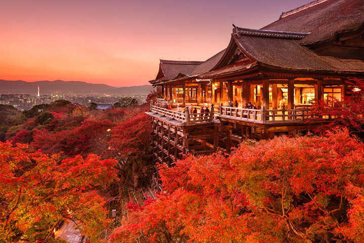 Nhật bản mùa lá đỏ 2019 - chùa Thanh Thủy