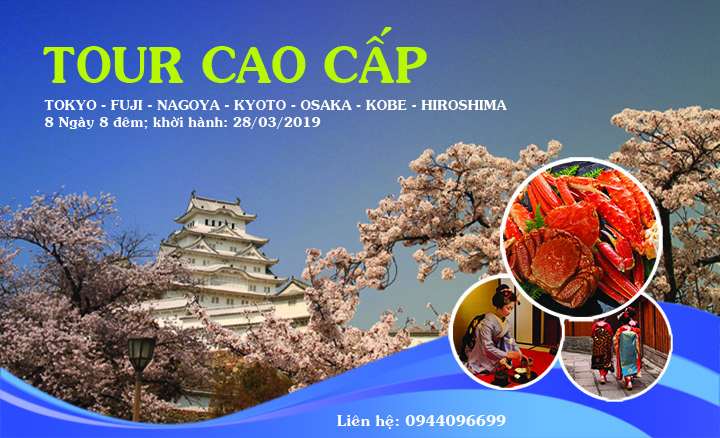 TOUR NHẬT BẢN - HOA ANH ĐÀO (Cao Cấp)