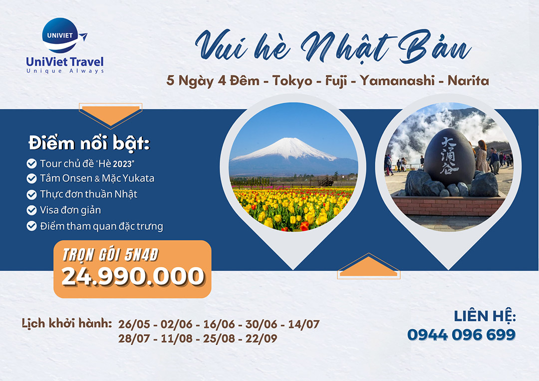 NHẬT BẢN TOUR HÈ